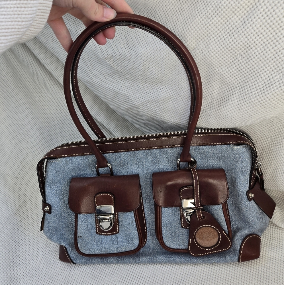 Dooney And Bourke Denim Shoulder Bag